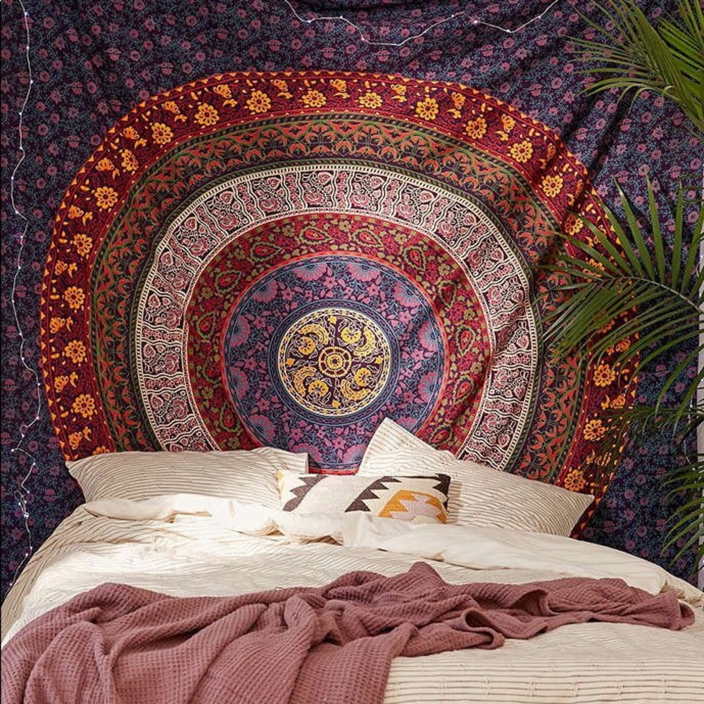 Urban outfitters tapestry hippie